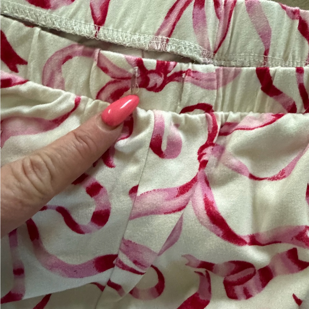 Jessica Simpson Pink Ribbon Pattern Pajama set - Picture 5 of 6